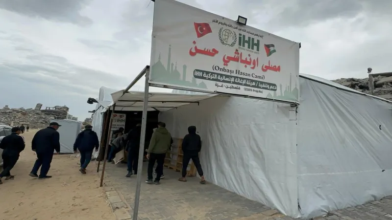 İsrail yıktı, Kocaeli Büyükşehir Gazze'de kurdu