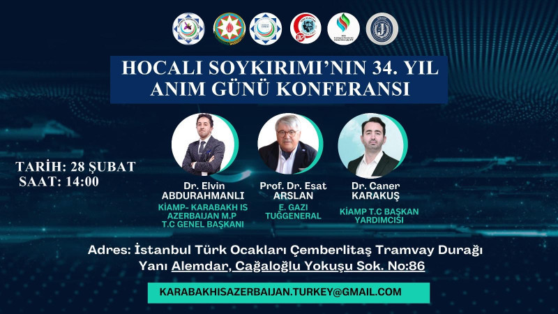 İstanbul Türk Ocakları ile birlikte Hocalı Soykırımının 34. Yıl Anım Günü 