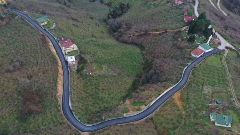 Ordu’da 40 yıllık yol hayali gerçek oldu