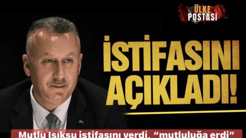 Mutlu Işıksu istifasını verdi, “mutluluğa erdi”