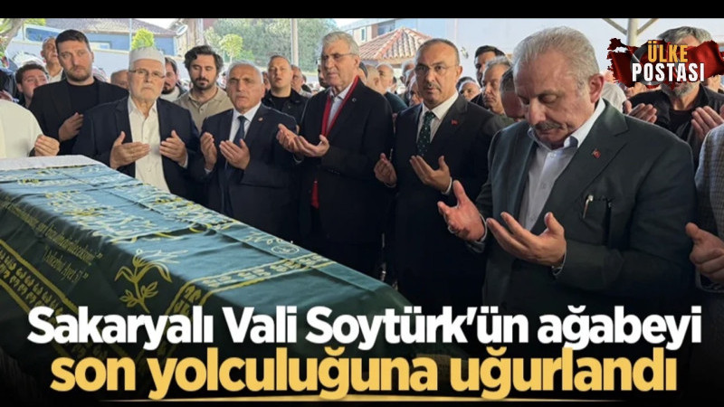 Tekirdağ Valisi Recep Soytürk’ün ağabeyi Ali Soytürk, Sakarya’da son yolculuğuna uğurlandı.