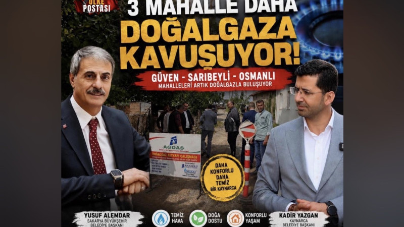 Sakarya’Kaynarca’da Doğalgaz Yatırımı Başlıyor