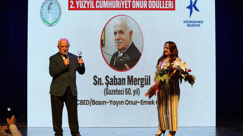 Şaban Mergül’e “2. Yüzyıl Cumhuriyet ödülü”