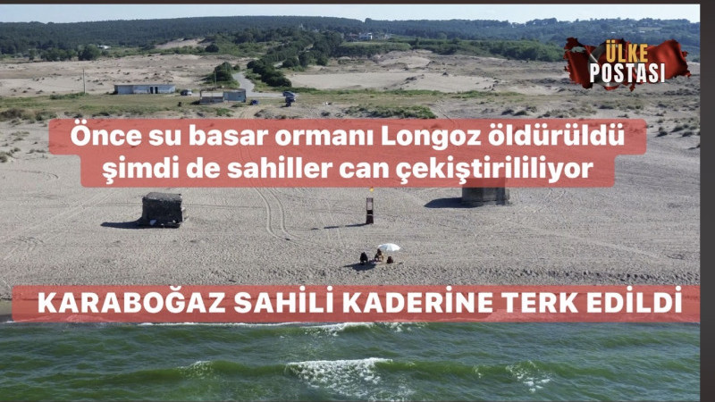 KARABOĞAZ SAHİLİ KADERİNE TERK EDİLDİ