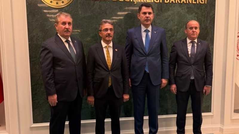 BAŞKAN ŞENOL DİNÇ, BAKAN MURAT KURUM’U ZİYARET ETTİ