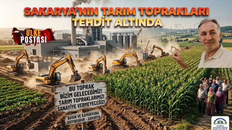 TARIM TOPRAKLARIMIZI SANAYİYE TESLİM ETMEYECEĞİZ! KAYNARCA ve FERİZLİ'DEKİ ENDÜSTRİ BÖLGESİ KARARINA KARŞIYIZ!