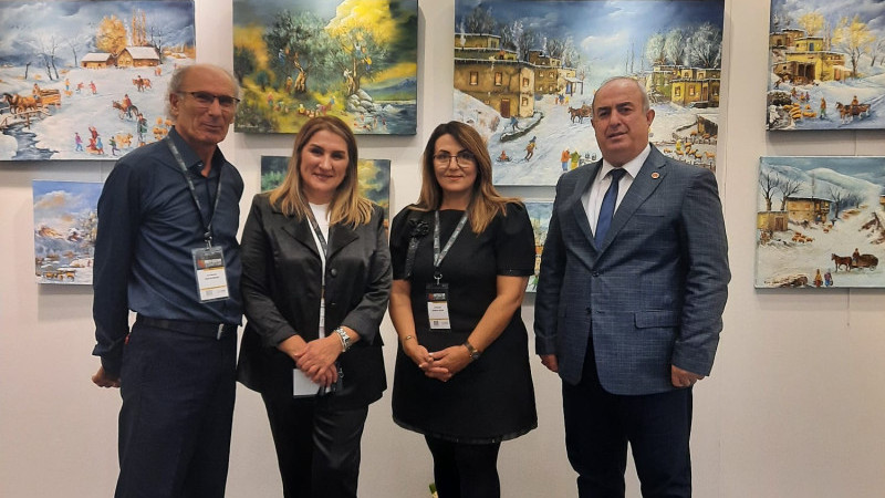 ANKARA'DA SANAT RÜZGARI: 3. ULUSLARARASI SANAT FUARI ATO CONGRESIUM'DA AÇILDI.