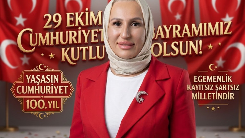 Aslı Çam’dan 29 Ekim Cumhuriyet Bayramı Mesajı