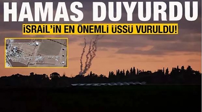 Hamas: İsrail'in Urim Üssü'nü vurdu'