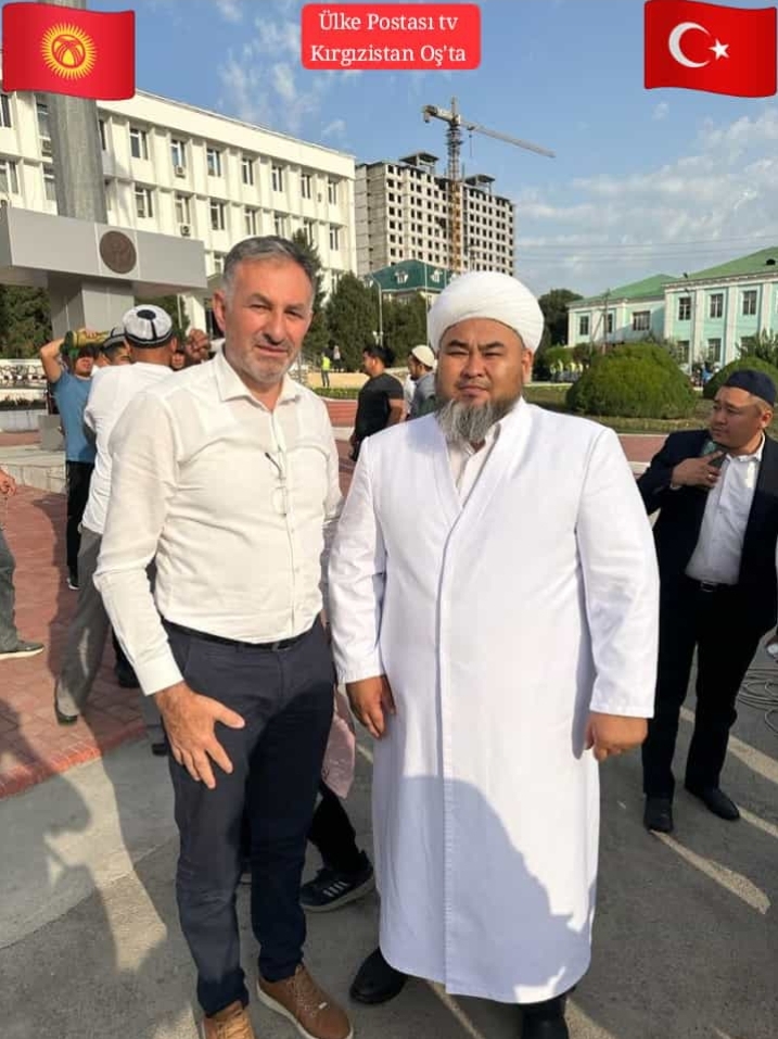 " KIRGIZİSTAN'IN OŞ ŞEHRİNDE KURBAN BAYRAMI NAMAZI "