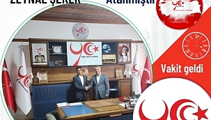 YENİ YÜZYIL PARTİSİ YEŞİLYURT İLÇE BAŞKANLIĞINA ZEYNAL ŞEKERİ ATADI