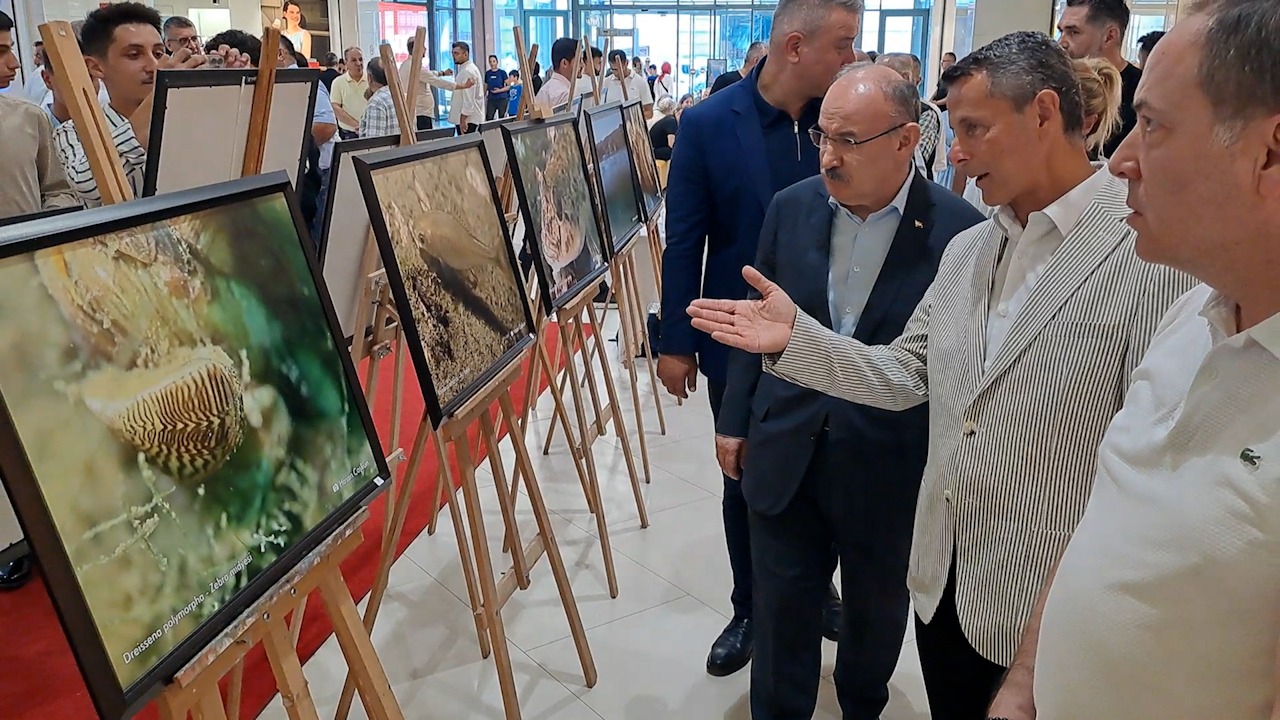 Sakarya'da açılan Sapanca Gölü Su Altı Fotoğraf Sergisi'nde, endemik tür olarak sadece bu gölde gözlemlenen canlı türlerinin fotoğrafları yer alıyor.