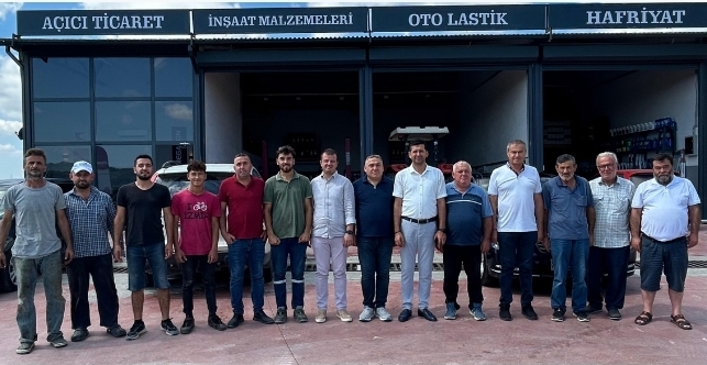 SAKARYA' KAYNARCA Belediye Başkanı Kadir Yazgan, Büyükyanık Köyününde Açıcı Hafriyat Ticaret ailesini ziyaret etti