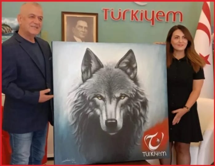 Asena Ressam'dan Bozkurt Gazeteci'ye Özel Bozkurt Tablo