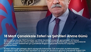 18 Mart Çanakkale Zaferi ve Şehitleri Anma Günü .